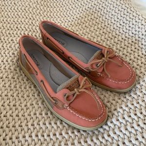 Coral Leather Sperry’s